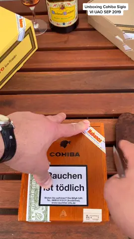 Unboxing Cohiba Siglo VI UAO SEP 2019 #habanoscigars #habanos #habanoslover #cohiba