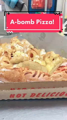 My Dad’s A-Bomb Pizza #fyp #Foodie #food #makefood #MyHobby #foodvideos #pizza #carbsoncarbs #michigan