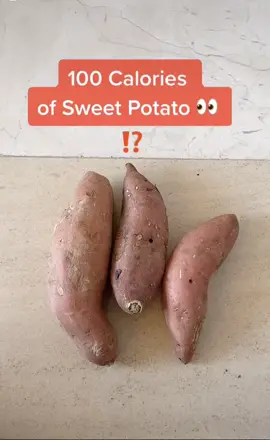 100 Calories of Sweet Potato 👀 #calories #health #healthy #100calories #sweetpotato
