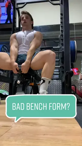 Bad Bench Form? #ntffitness #fyp #foryou #gym