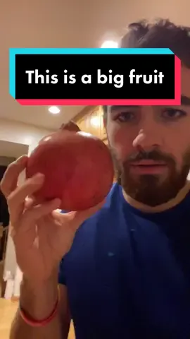 This is a very big fruit. Thats all I have to say for tonight folks. #fruit #pomagranite