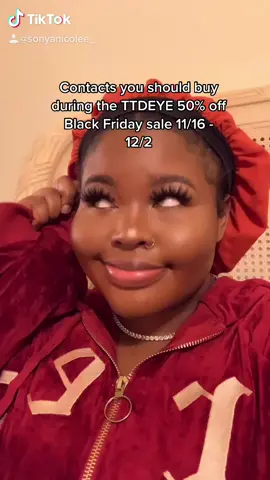 TTDEYE 50% off during Black Friday (11.16-12.2) Link on my bio!! For more surprise!😜 USE CODE SONYANICOLEE #ttdeye
