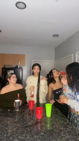 Lmaooo we with the shit #fyp #foryoupage #tabletop #whoisthemostlikely #whoisthebest #drinkinggames @loosararaic @missserella