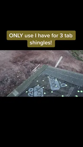 Only use I have for 3 tab shingles!￼ #roofing