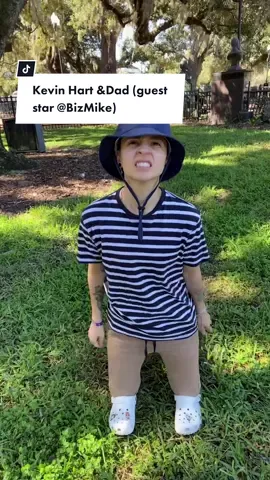 Kev watches his dad get beat up  with @bizmike as the Dad! #kevinhart #kevinhartcomedy #kevinhartskit #bizmike #imjustchas