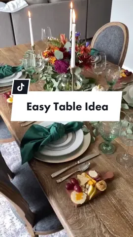 Fresh flowers and candles bring any table to life! #LearnOnTikTok #TikTokPartner #tablescapestyling #tablescapes