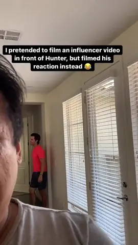 Pretending to be an influencer in front of my husband #influencerchallenge #influencer #husband #husbandsoftiktok #skincare #prank #skincareroutine