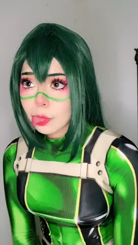 the comments in my last video have made tsu ANGY #bnha #froppy #mha #myheroacademia #fyp #froppycosplay