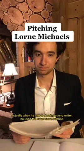 Lemme know Lorne, ttyl #lornemichaels #snl #pitching