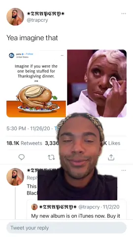 S/o to all my vegans AND virgins #greenscreen #givethanks #lasagna #peta #vegan #thanksgiving #athome #stuffing