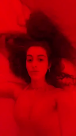 bedtime #ledlights #fyp #foryou #arianagrande #curlyhair #red #viral