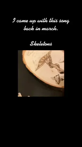 Dancing with the skeletons in my closet! #woodburning #mushroons #snakes #skeleton #timelapse #freestyle #guitar #burn ￼￼