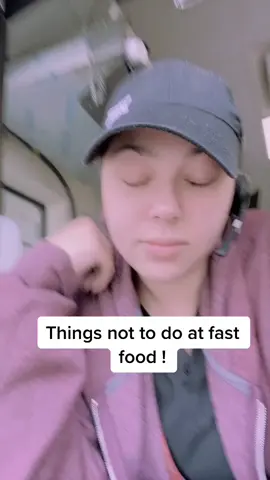 Things not to do when you come to a fast food place #fyp#fastfood