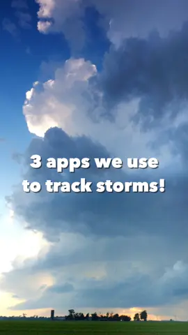 Track storms like a pro! Here are three apps recommended by us to stay ahead of the storm! #weather #nature #stormchasing