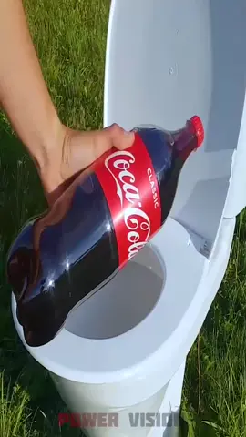 Did you see? 🔥 #cocacola #mentos #experiment