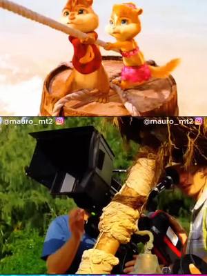 Alvin y las ardillas 3 😍 #behindthesces #specialeffects #camera #disney #alevín