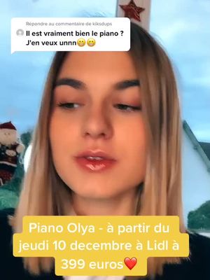 Répondre à @kiksdups alors qui veut mon pianooo? ❤️ rdv à Lidl le jeudi 10 décembreeee