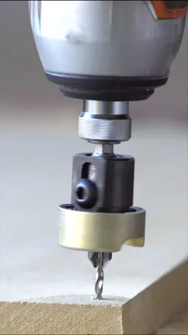 Love this countersink bit! #satisfying #oddlysatisfying #woodworking #fyp