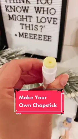 Make Your Own Chapstick! #DIY #chapstick #howtochapstick #howto #makeyourown #EcoFriendly #doityourselfchallenge_ #simplechapstickdiy #chapstickdiy