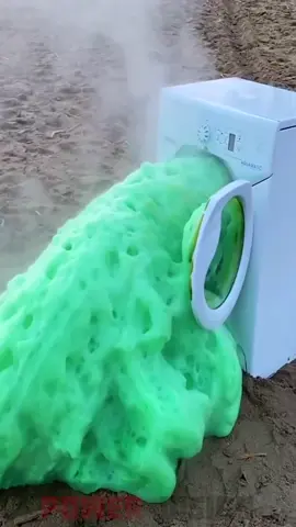 Coca Cola, Mentos and Liquid Soap into Washer 🧨#experiment #elephanttoothpaste #cocacola #tiktoktest