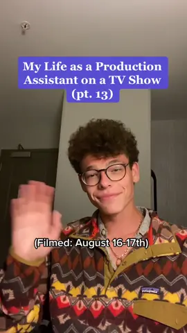 Life update: last week I started working on an Emmy-Award winning TV show and I am so excited!!! #tv #production #movie #film #filmschool #netflix