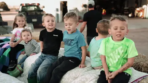 Showing our kids how fun life on the farm can be! Our new vlog is up as we traveled to Nebraska to see what we could do there!! #familyvlog #fyp