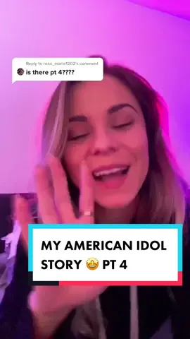 Reply to @rosa_marie1202  PT 4 for funsies!!! 🥳 #americanidolstory #singer #musician #mystory #viral #singing