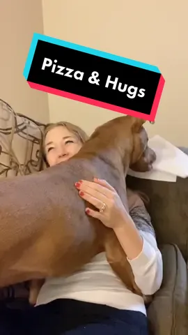 I’m not hugging you also Fanks for my hug. #tatumtalks #dogsoftiktok