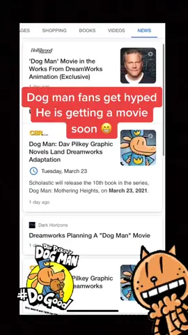 @jimmyyeah dog man is coming to the big screen soon 😁#dogmanbook #dogmanmovie #davpilkey