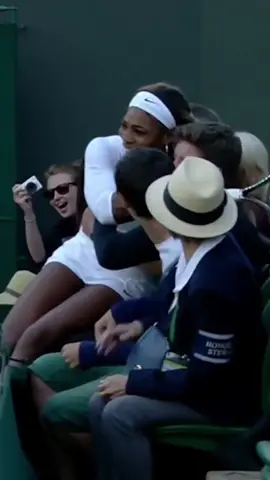 When you sit in the front row and catch seven Wimbledon titles