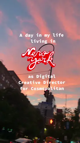 A day in my life as digital creative director for cosmopolitan 👏🏼 #newyorkcity #newyorker #nyc #media #fashion #adayinthelife #dayinthelife #career