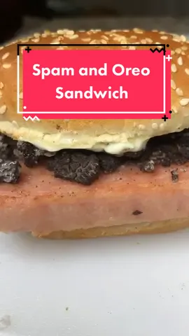 McDonald’s spam and Oreo sandwich #DontDropTheOhYeah #YearOnTikTok #OREOFORSANTA #HelloWinter #tiktokfoodie #sandwichtiktok #mcdonalds #oreos #ew