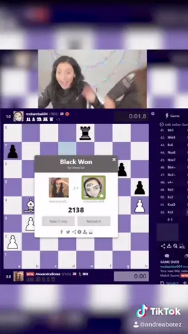 when siblings compete against each other... #chess #twitch #gamer