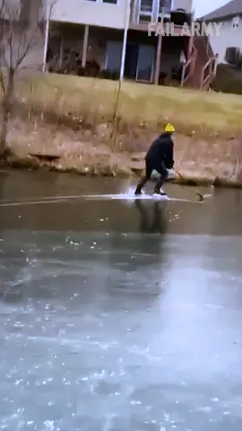 Deadly Ice Hockey! 🏊‍♂️ #FailArmy