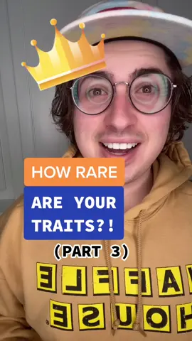 Follow for more fun facts! #rare #traits #funfacts #LearnOnTikTok #TikTokPartner