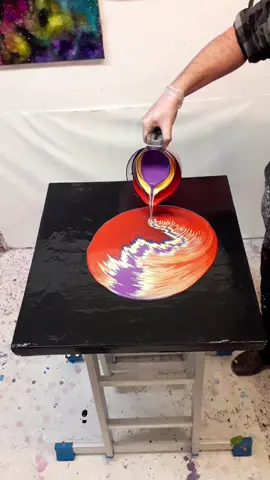 The 3 jug pour #fluidarttutorial #fluidart #fyp #tiktokart