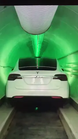The Boring Company Loop System #tunnel #tesla #car