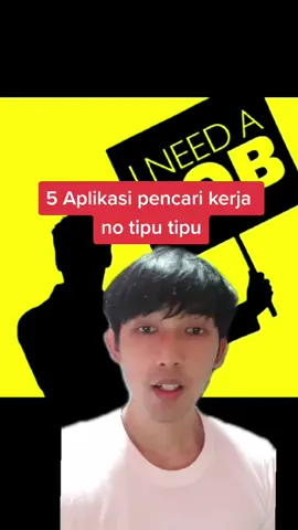 Bingung cari kerjaan, yuk cari dari aplikasi rekomendasi aku #fyp #foryou #belajaronline #tiktokharbolnas #samasamabelajar #lowongankerja #KataRyan