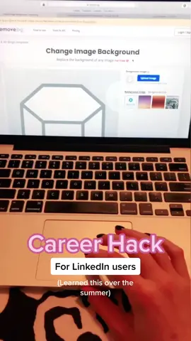 From a brick wall to professional headshot 👀 #linkedin #careeradvice #careeradviceoftheday #careeradviceontiktok #linkedinhack #linkedinheadshot