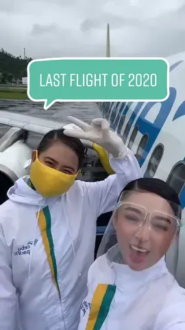 Last Flight of the year. Can you guess which local destination? Starts with Letter “L” 😁 #flightattendant #goodbye2020 #cabincrew #happynewyear