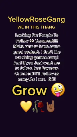 Ayeeee Turn Up! Not promising to follow everyone because I know TikTok will stop me. 😩 #Fyp #grow #yellowrosegang #ProjectCar #Follow #Comment #fypシ