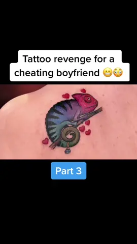 Tattoo revenge for a cheating boyfriend 😬😳 #fypシ #fyp #certientertainment #2021 #tattoo #cheater