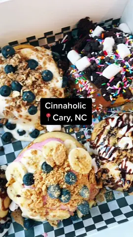 A fun spot for a sweet treat in the triangle! #sponsored #carync #ncfood #919 #cinnamonroll #cinnaholic #nccheck #northcarolina