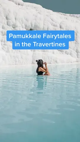 Found a fairytale world in Pamukkale. #travel #pamukkale #fairytale #wanderlust #bucketlist #californiagirl