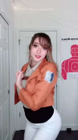YUH SASHA GET INTO IT!! dc: @bokutosplatonicsoulmate thank you for making such a fire dance 🧎‍♀️  #sashabraus #AttackOnTitan #aot #fyp