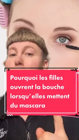 Pourquoi les filles (ou les gars) ouvrent la bouche lorsqu’elles  (ils) mettent du #mascara 👀 #lumieresur