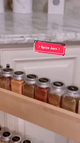 ✨Spice Jars✨ I’ve been wanting these foreverrrrrr. 100/10 recommend 🤌🏽👍🏼 #fyp #foryoupage #foryou #spicejar #seasoning #kitchen #iloveit 🥰