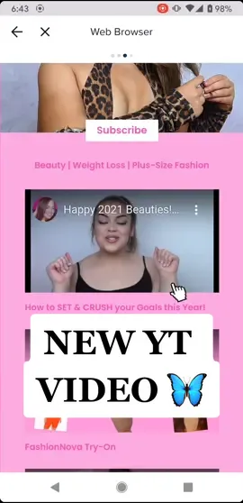 Tips for killing your goals this year! LINK IN BIO 🦋✨ #IsThisAvailable #weightlossjourney #weightloss #2021goals #FitnessRoutine