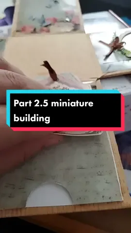 part 2.5 miniature building #miniatures #hobbies #bunny #butterflies