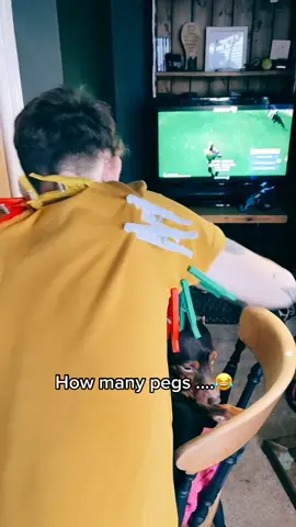 how many pegs did I get before she noticed ???